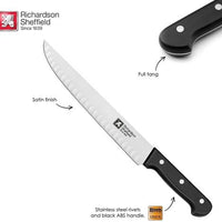 Amefa - Universal 10" Butcher Knife with Notches - 025600RSPC222