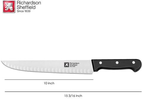 Amefa - Universal 10" Butcher Knife with Notches - 025600RSPC222