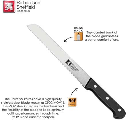 Amefa - Universal 8.5" Bread Knife - 025600RSPC191
