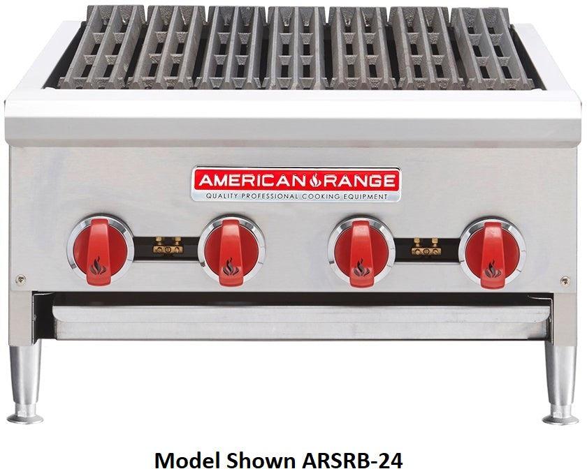 American Range - 12" Stainless Steel Char - Rock Broilers - ARSRB-12
