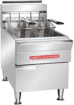 American Range - 15 lb Professional Series Countertop Gas Fryer - AFCT-15