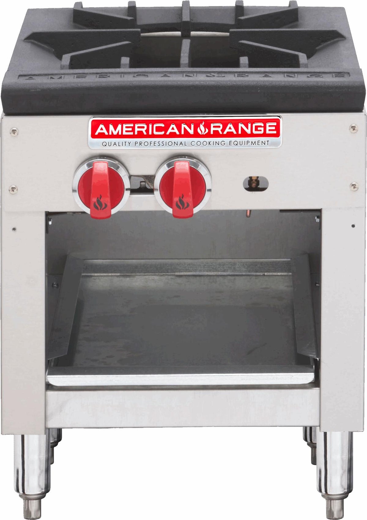 American Range - 18" Heavy Duty Stock Pot Stoves With 3-Ring Burner, Stainless Steel - ARSP-18
