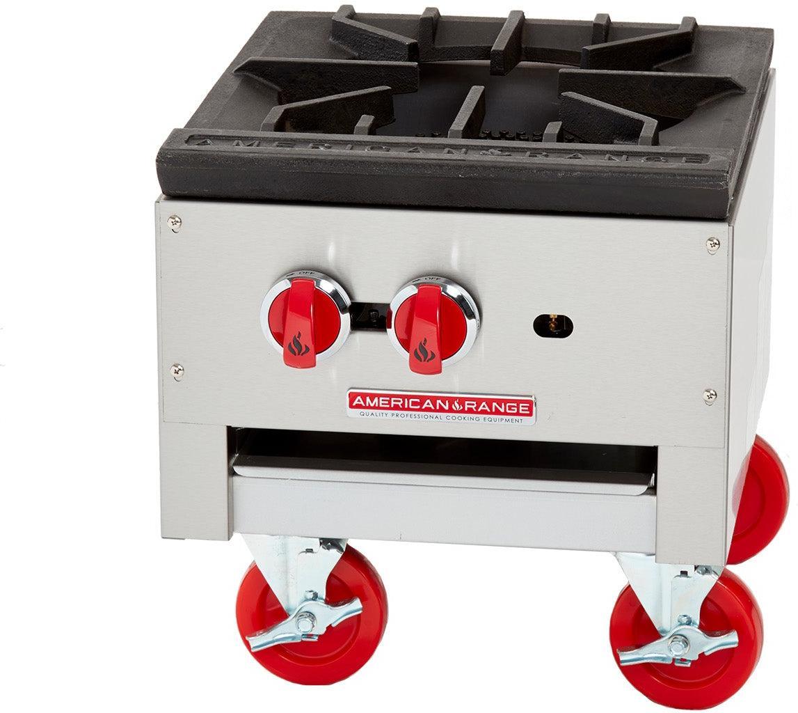 American Range - 18" Natural Gas Economy Style Stock Pot Stoves, Stainless Steel - SPSH-18