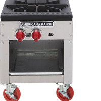 American Range - 18" Natural Gas Economy Style Stock Pot Stoves, Stainless Steel - SPSH-18