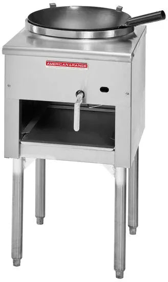 American Range - 18" Stainless Steel Heavy Duty 23 Tip Jet Wok Ranges - ARWR-J16