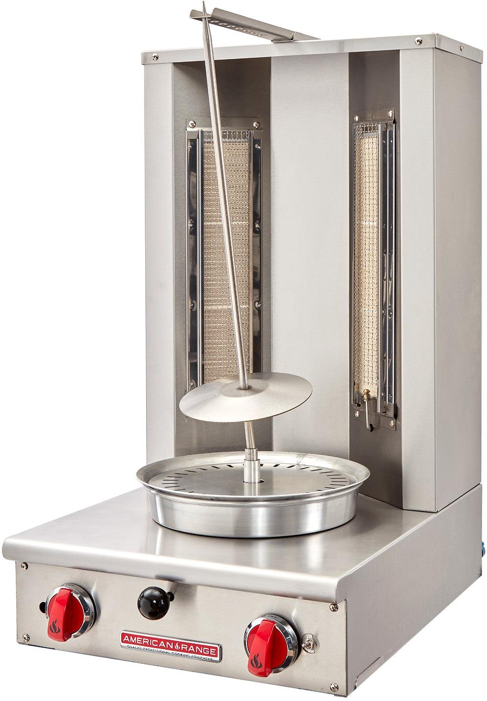 American Range - 20" Stainless Steel Vertical Infrared Rotisserie Broiler - AVB-2