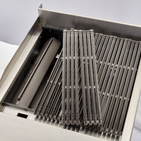 American Range - 24" Char-Rock Broiler, Stainless Steel - ARSRB-24