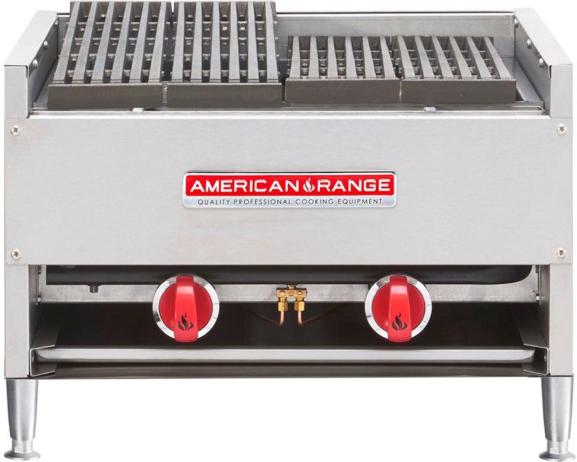 American Range - 24" Gas Lava-Rock Charbroiler - AECB-24