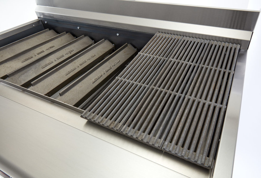 American Range - 24" Restaurant Range With 4 Burners, 20" Standard Oven, Stainless Steel - AR-4