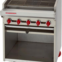 American Range - 24" Stainless Steel Adjustable Top Radiant Broiler With Cabinet Base - ADJF-24