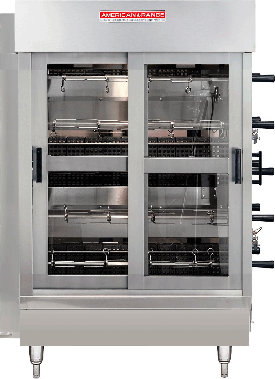 American Range - 24" Stainless Steel CounterTop 4 Spit Chicken Rotisserie - ACB-4