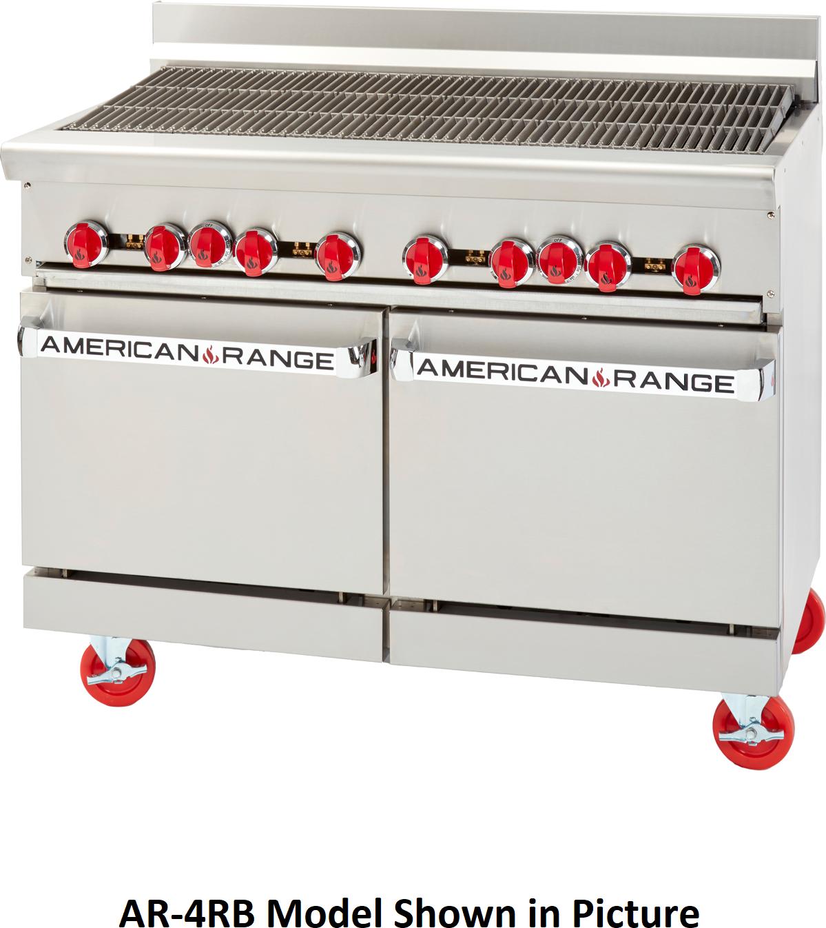 American Range - 24" Stainless Steel Radiant Broiler with 20" 1 Standard Oven - AR-2RB