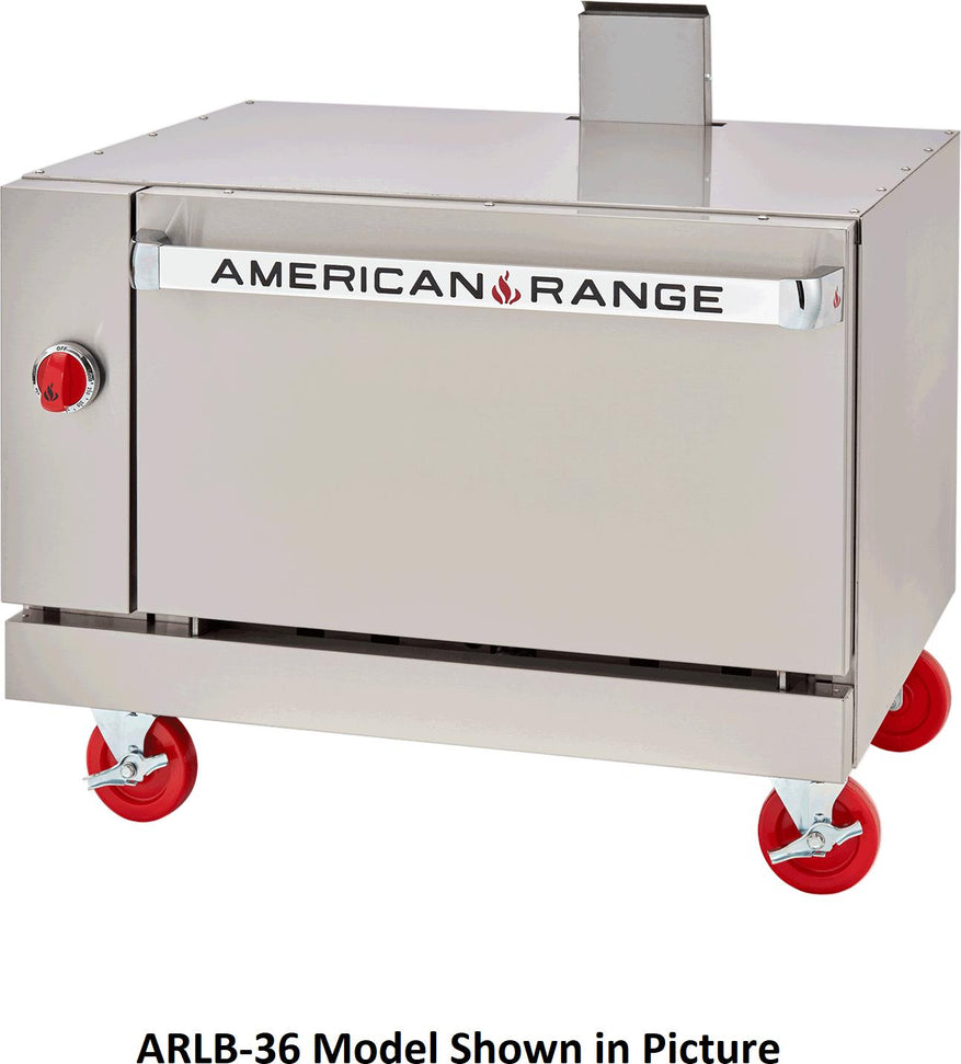 American Range - 26.5" Stainless Steel Restaurant Range Convection Oven and Double Deck Standard Oven - ARDS-36-C-126