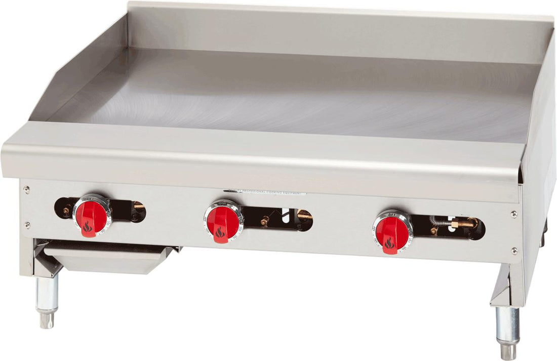 American Range - 36" Manual Thermostatic Griddle, Stainless Steel - ARMG-36