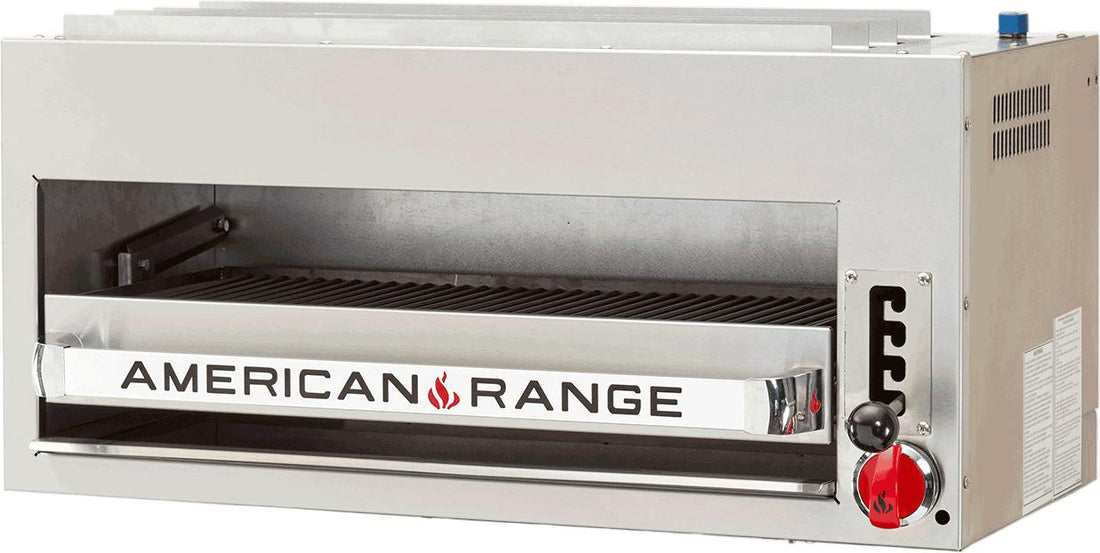 American Range - 36" Salamander Broiler, Single Control with 1 Burner, Stainless Steel - ARSM-36