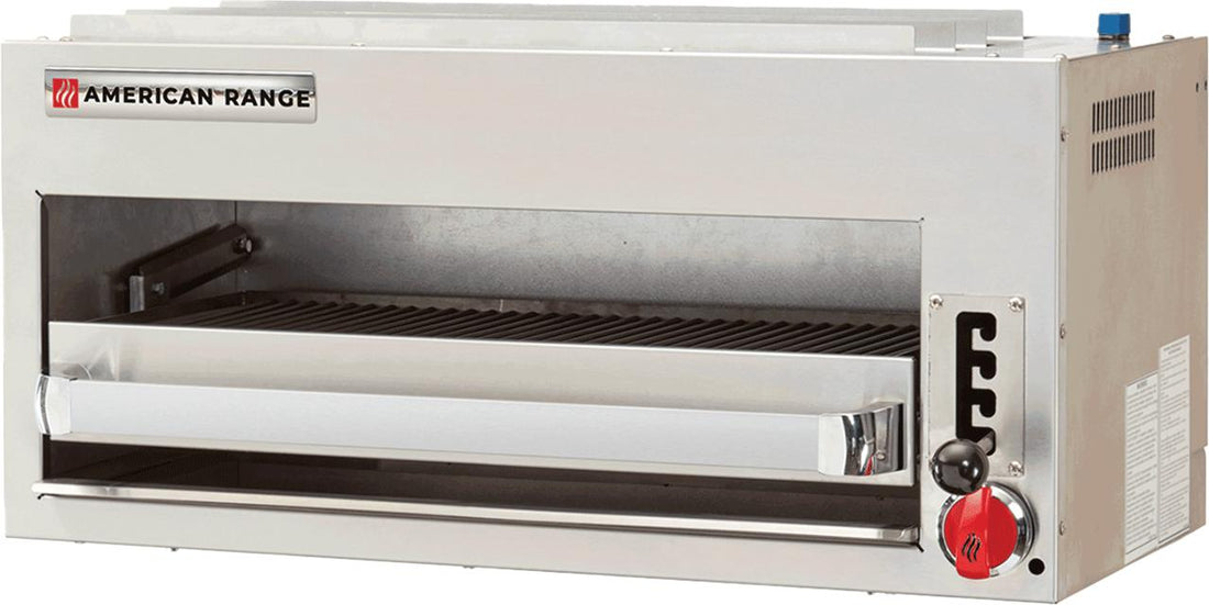 American Range - 36" Salamander Broiler, Single Control with 1 Burner, Stainless Steel - ARSM-36