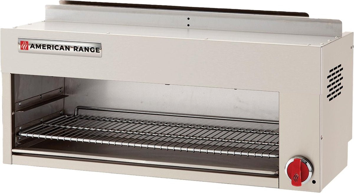American Range - 36" Stainless Steel Cheesemelter Infrared Broilers with 1 Burner - ARCM-36