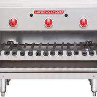 American Range - 36" Stainless Steel Infrared Brazil Overfired Broilers - AROB-36