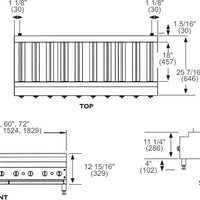 American Range - 36" Stainless Steel Radiant Shish Kebob Broiler - ARKB-36