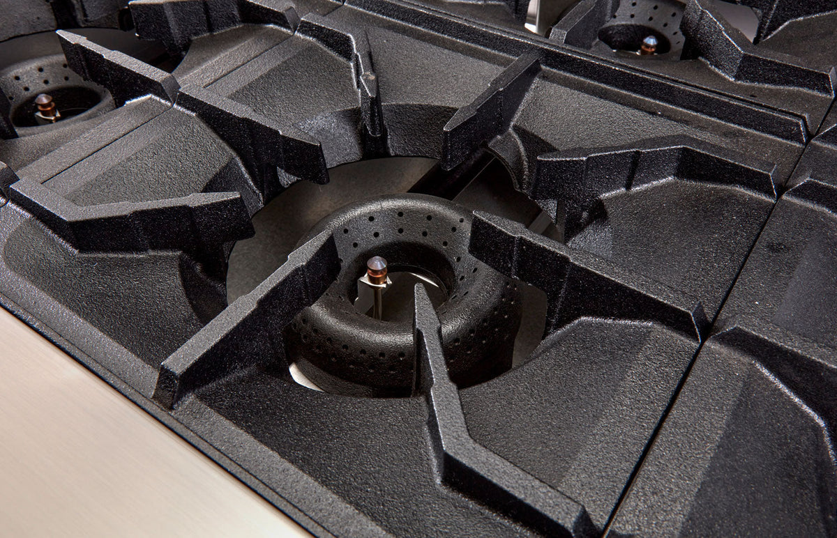 American Range - 36" Stainless Steel Restaurant Range With 6 Burners, And 26.5" Storage Base - AR-6-SB