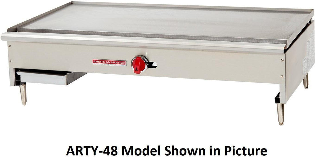 American Range - 36" Stainless Steel Teppanyaki Japanese Style Griddles - ARTY-36