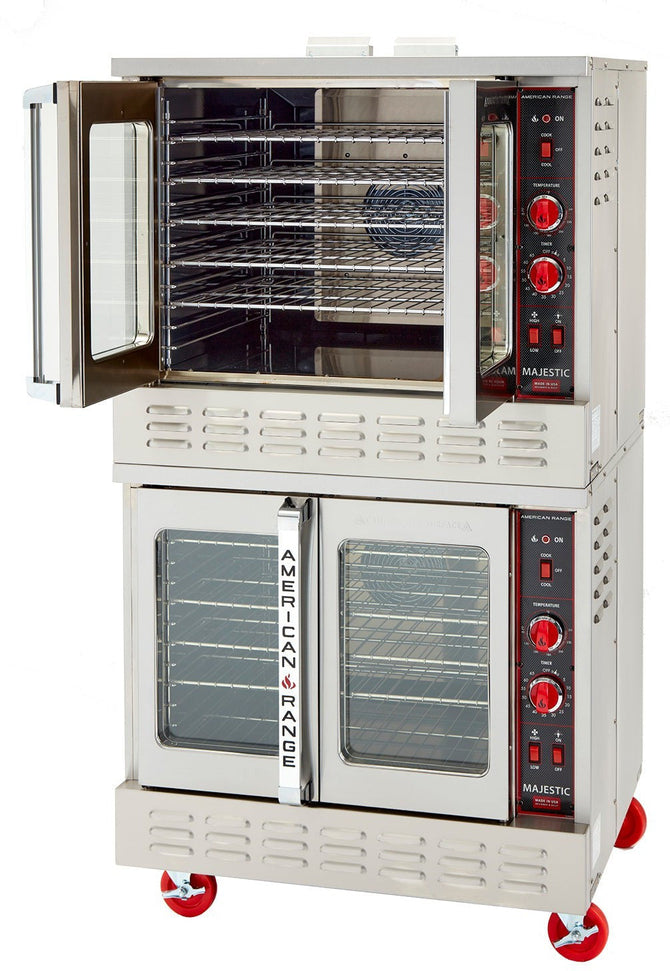 American Range - 40" Majestic Convection Oven Electric Double Deck, 6 Elements with Electric Controls and Solid Doors - MSDE-2 - DISCONTINUED