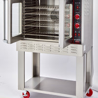 American Range - 40" Majestic Convection Oven Gas Single Deck, 2 Burners with Manual Controls and Solid Doors, Stainless Steel - MSD-1