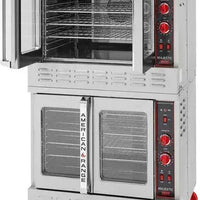 American Range - 40" Majestic Heavy Duty Double-Deck Gas Convection Oven with Manual Controls, 90,000 BTU - MSD-2GG