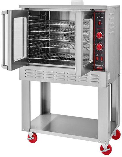 American Range - 40" Majestic Single-Deck Gas Convection Oven with Manual Controls, 54,000 BTU - MSD-HE