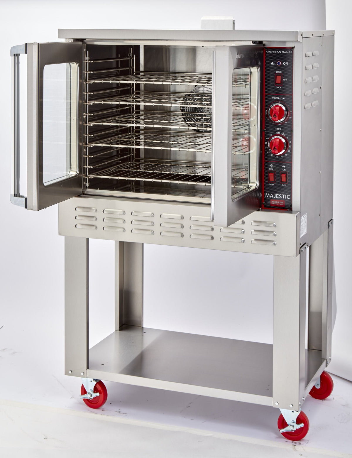American Range - 40" Majestic Single-Deck Gas Convection Oven with Manual Controls, 75,000 BTU - MSD-1