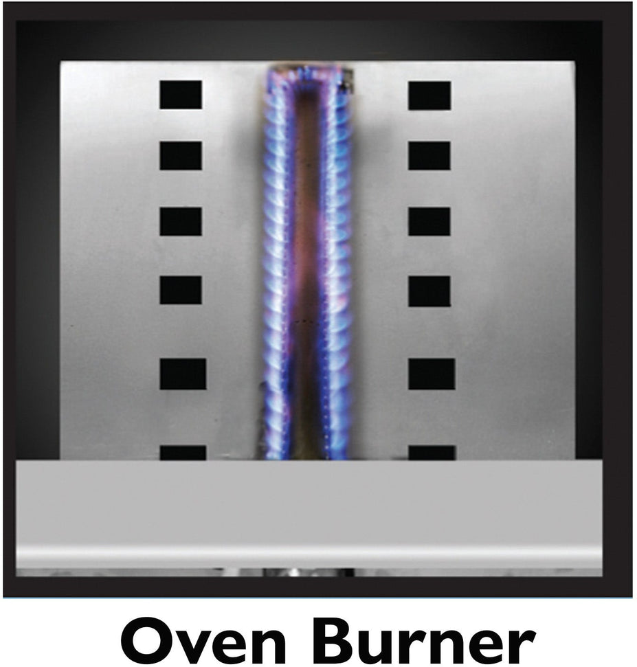 American Range -48" Stainless Steel Green Flame Ranges 8 Burners with 26.5" 2 Space Saver Oven - ARGF-8