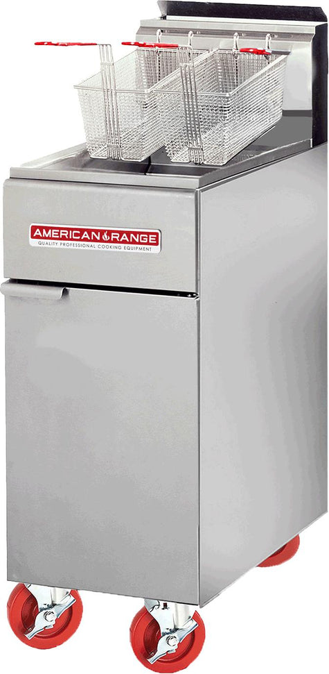 American Range - 50 lb Stainless Steel Tube Fryer - AF-35/50