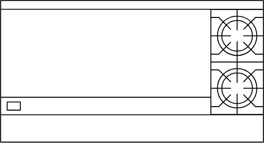 American Range - 60" Stainless Steel Restaurant Range 48" Griddles and 2 Burners With 26.5" 2 Standard Oven - AR-48G-2B