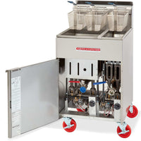 American Range - 7.75" Stainless Steel Restaurant Range Half and Full Size Fryers - AF-50/25