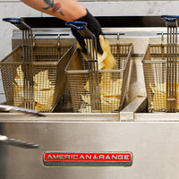 American Range - 7.75" Stainless Steel Restaurant Range Half and Full Size Fryers - AF-50/25 - SPECIAL ORDER ITEM