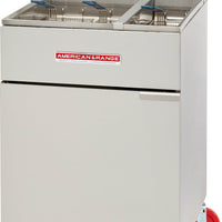 American Range - 7.75" Stainless Steel Restaurant Range Half and Full Size Fryers - AF-50/25