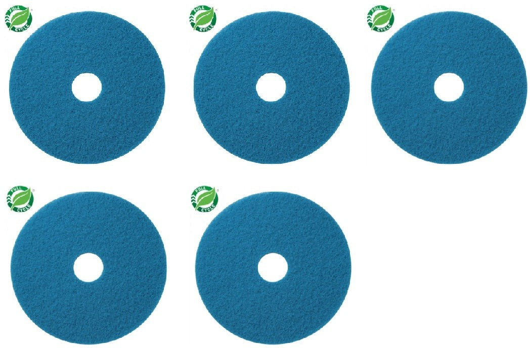 Americo - 11" Blue Stripping Floor Pads, 5/Cs - 400411