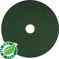 Americo - 12" Emerald Floor Pads, 5/Cs - 400312