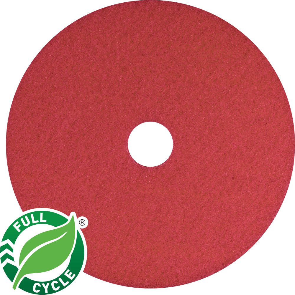 Americo - 12" Red Buffing Floor Pad - 404412