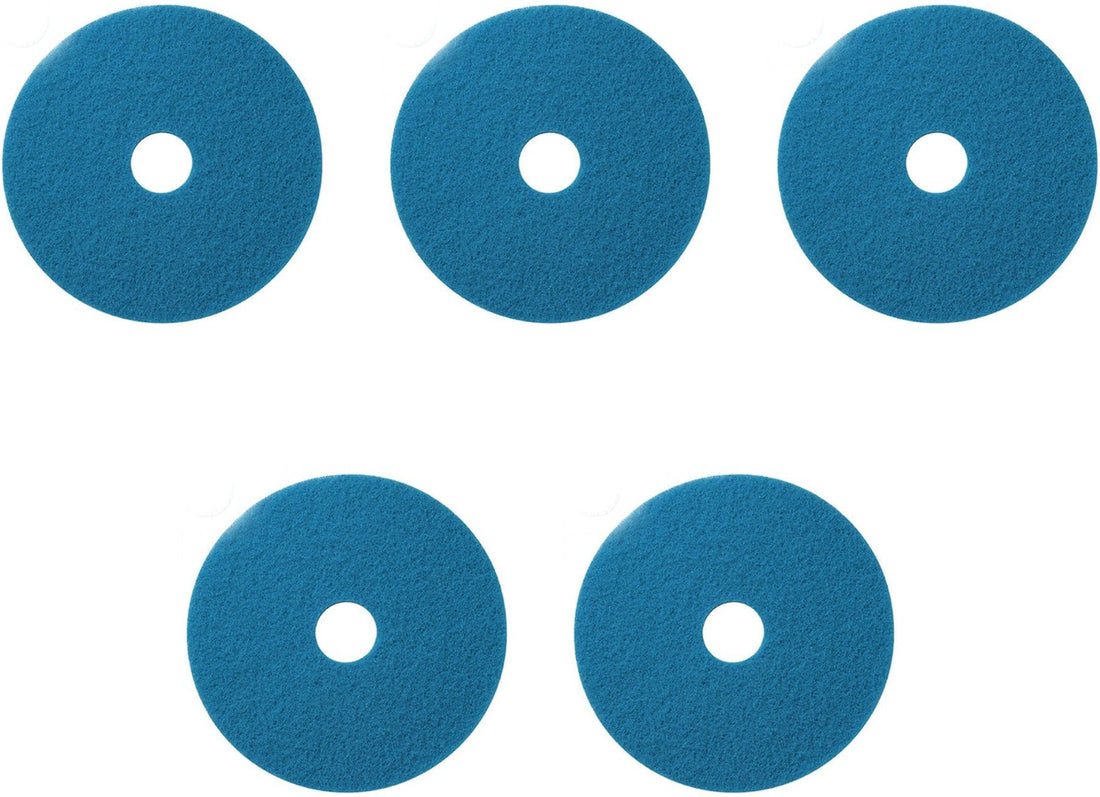 Americo - 13" Blue Stripping Floor Pads, 5/Cs - 400413