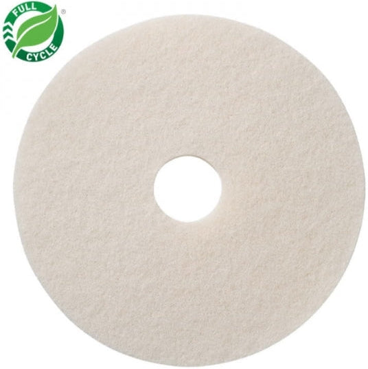 Americo - 17" White Polish Floor Pad - 401217