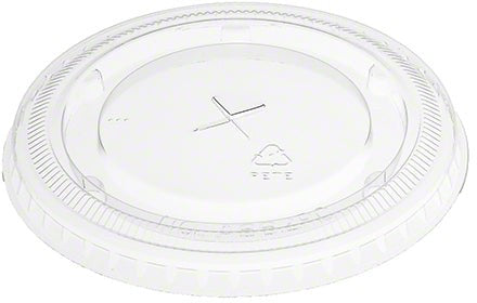 Amhil - 10 Oz Clear Straw Slot Lid, 1000/Cs - A600P