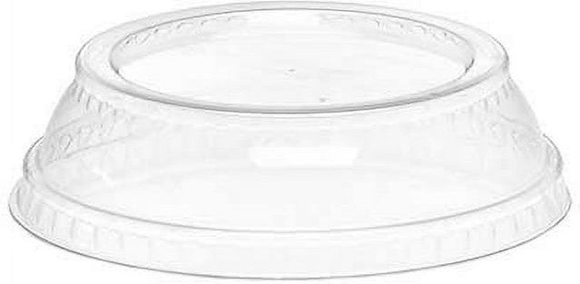 Amhil - Clear Dome Lid with No Hole Fits with APC9 and APC12 Drink Cups, 1000/Cs - 6V2 D665