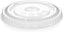 Amhil - Clear Straw Slot Flat Lid Fits with 16-24 Oz Cups, 1000/Cs - A626P