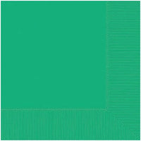 Amscan - 2 Ply Green Dinner Napkins, 600/Cs - 62215.03