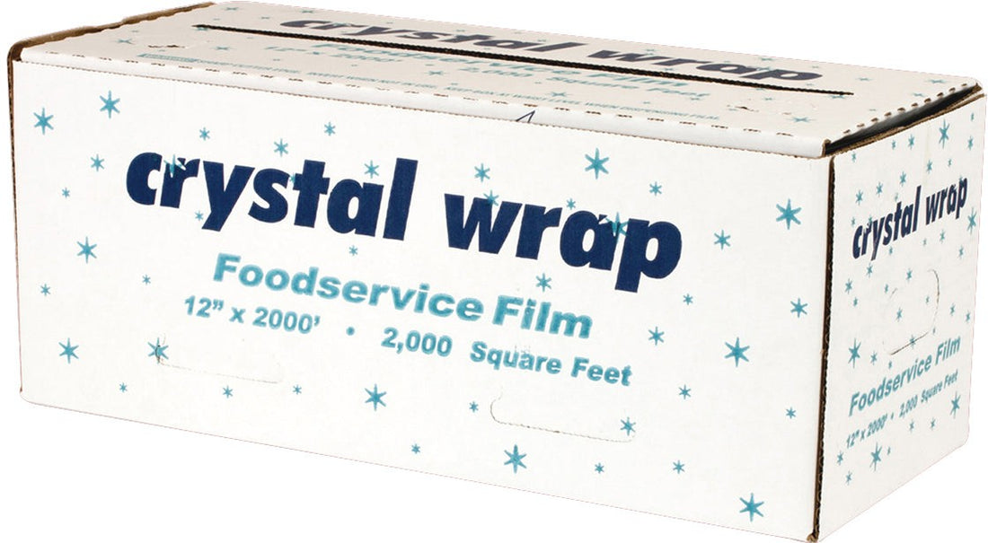 Anchor Packaging - 12" x 2000 ft Crystal Wrap Resinite Film, 2000ft/Bx - 7301235