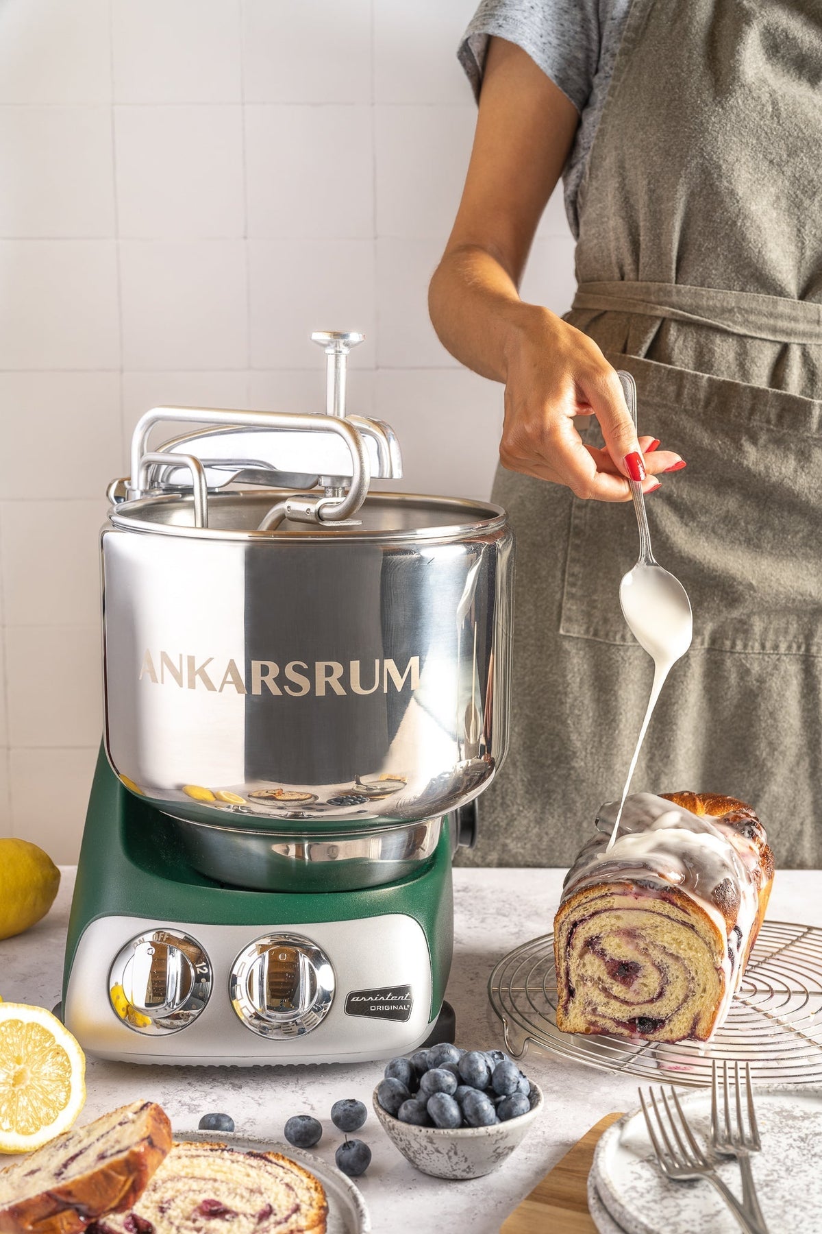 Ankarsrum - 7 L Assistent Original Mixer Forest Green - 6230FG
