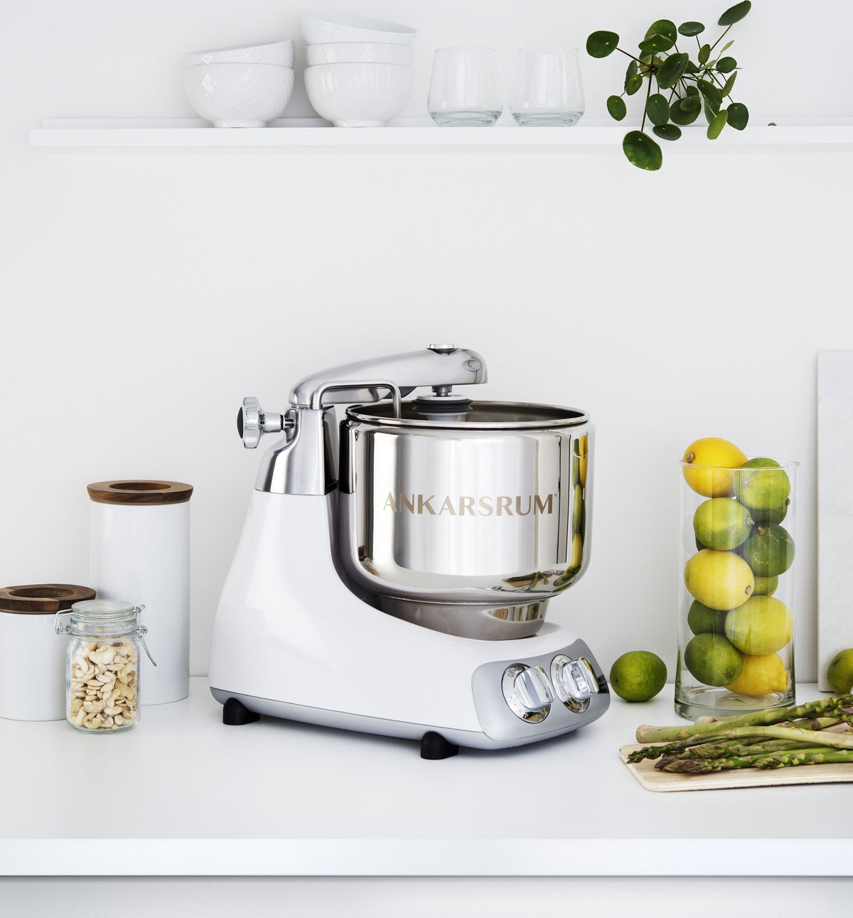 Ankarsrum - 7 L Assistent Original Mixer Glossy White - 6230GW