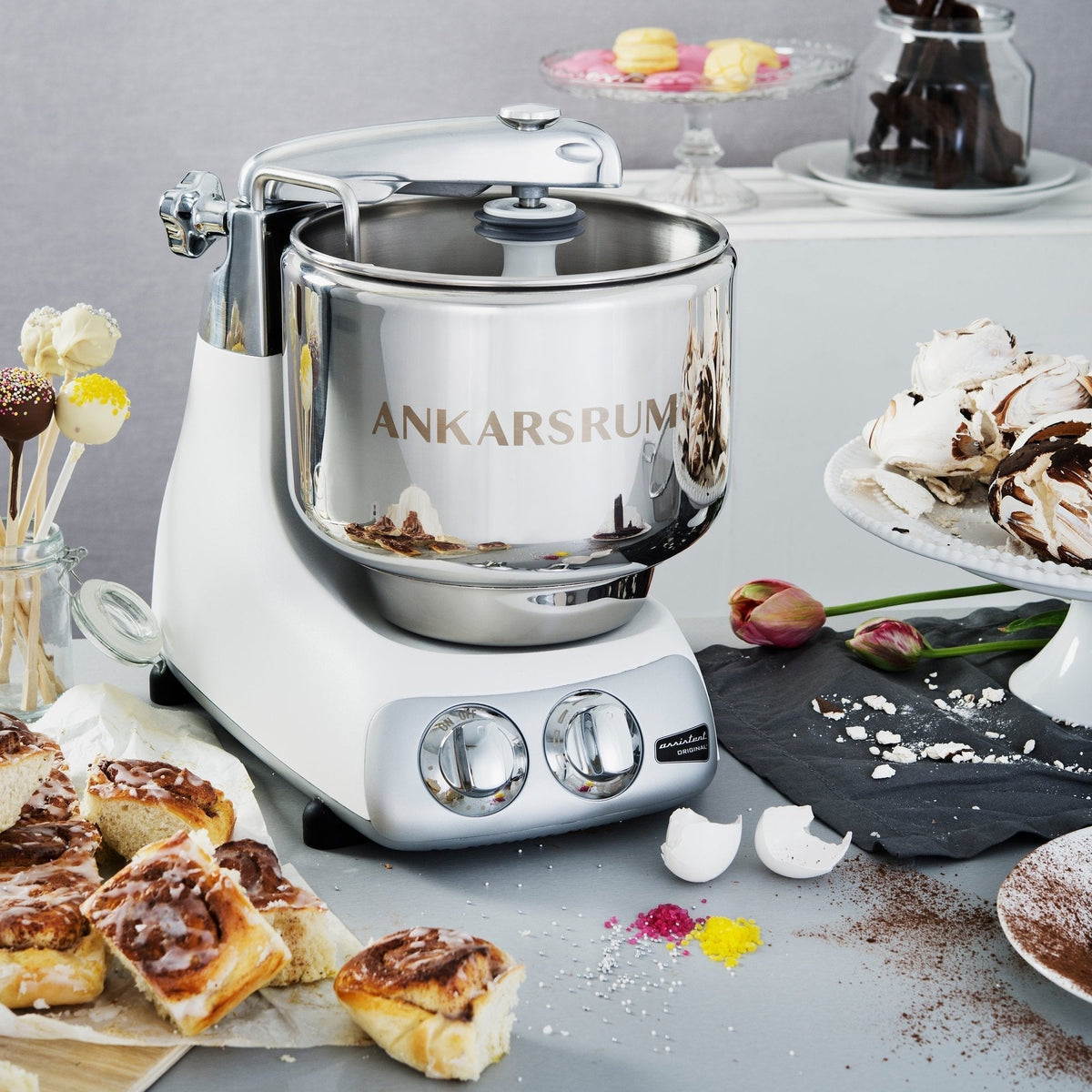 Ankarsrum - 7 L Assistent Original Mixer Glossy White - 6230GW
