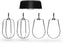 Ankarsrum - Premium Beater Set (Whisks, and Head Assembly) - 920 900 090